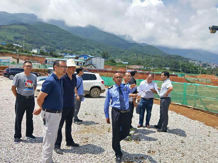 市人民政府领导到我县督导检查第二人民医院建设项目工作情况